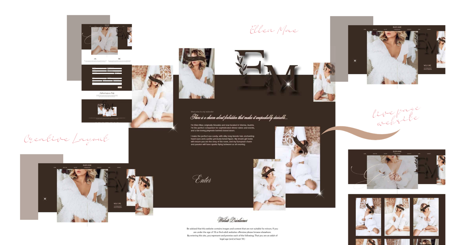 Escort Website Design